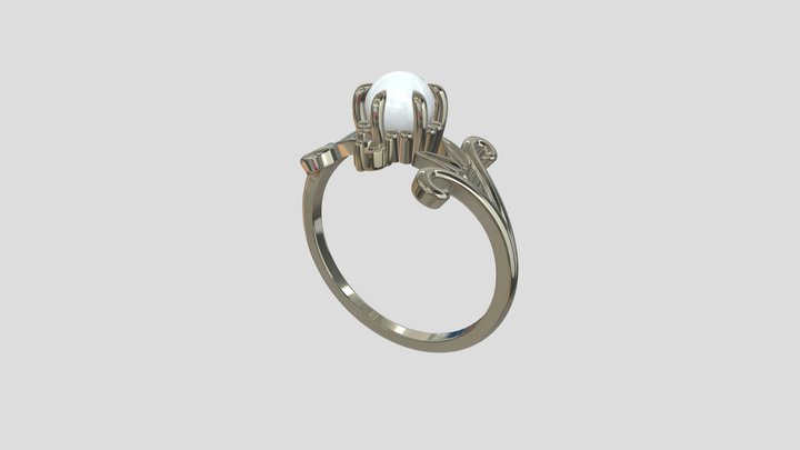 APRG002 goldring wedding engagement luxury – Free 3D Model STL