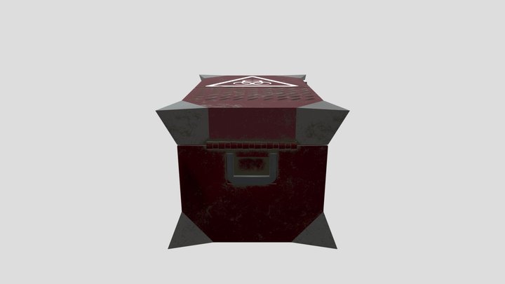 Crate 3D Model