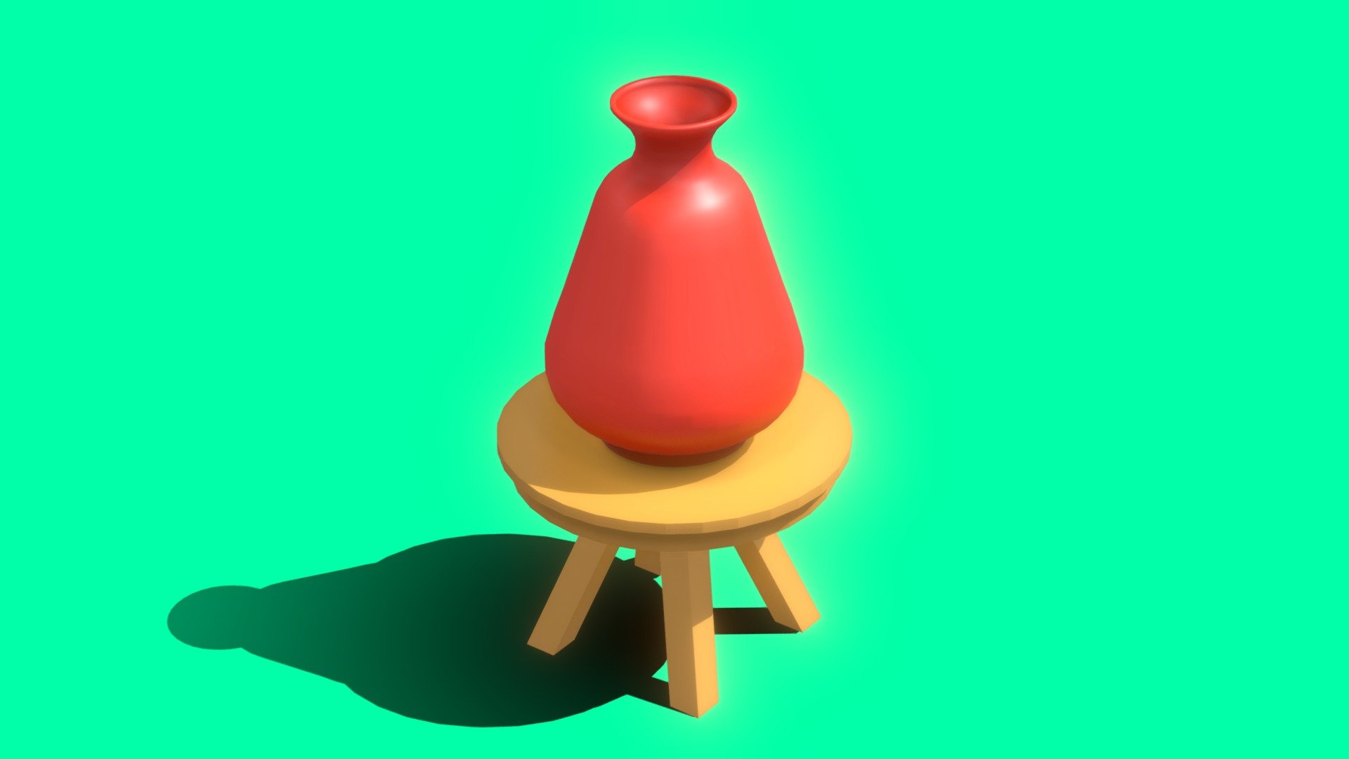 Old Vase 2 - Lowpoly