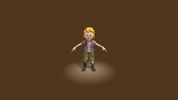 LittleGirl 3D Model