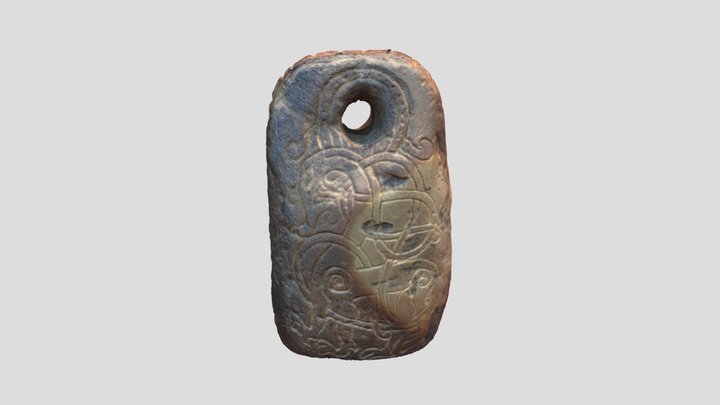 Rune Stone 3D Model