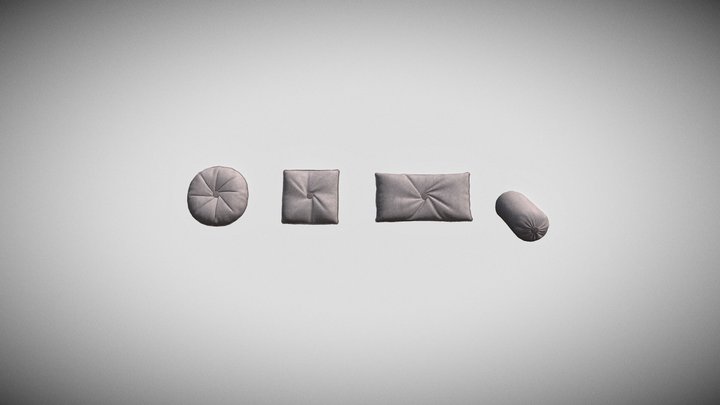 Wrinkled_Pillows 3D Model