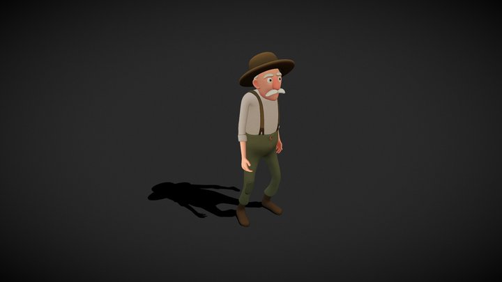 Farmer Joe 3D Model