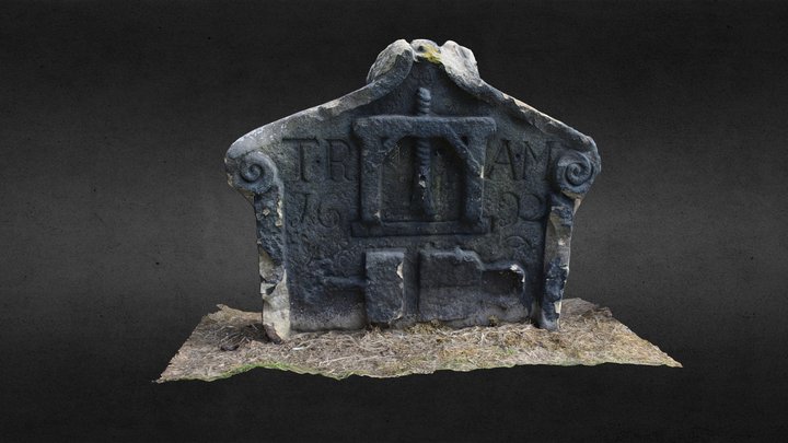 Gravestone 8 - Govan Parish Church 3D Model