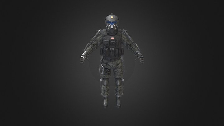 MK.II Exo suit (ver.1) 3D Model