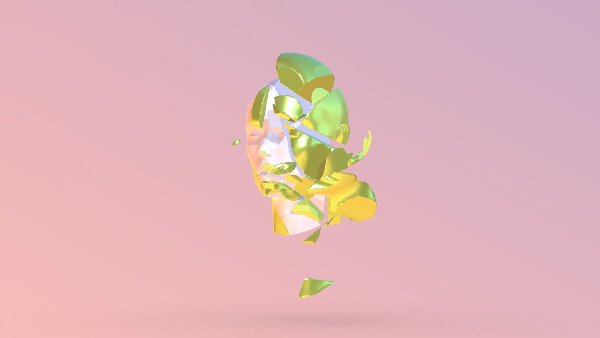 Shattering 3D model by chuichui9572 [1b9a7e9] Sketchfab
