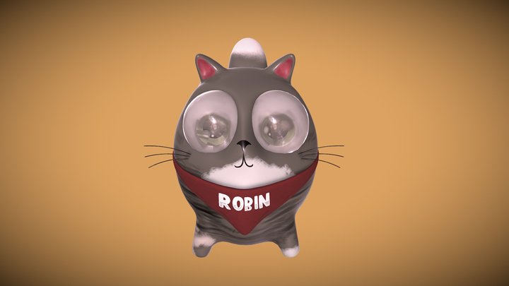 ROBIN THE CAT 3D Model