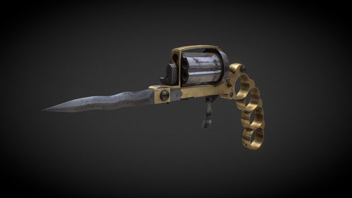 Revolver system "Lefushe" 3D Model