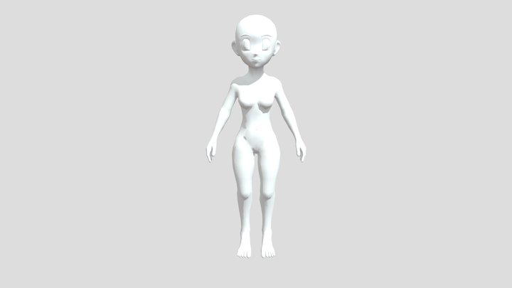 Woman_ Base_ Meshes 3D Model