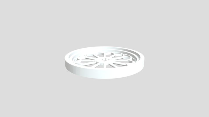 Rose Window of Valvisciolo Abbey 3D Model