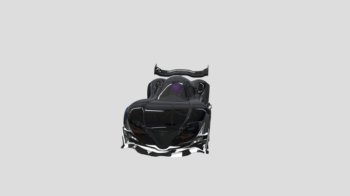 Yamaki GTX R Supercar 3D Model