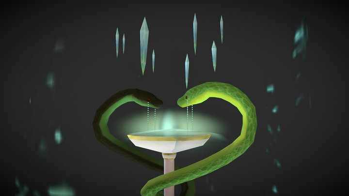 The Staff of Sorrows 3D Model
