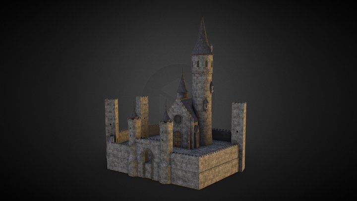 Medieval Castle 3D Model