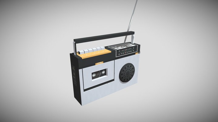 FM radio 3D Model