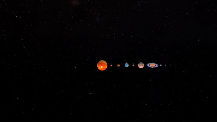 Planets 3D Model