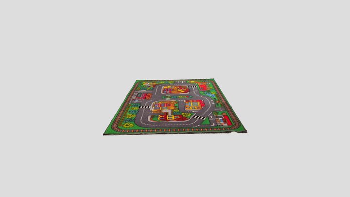 Traffic rug 3D Model