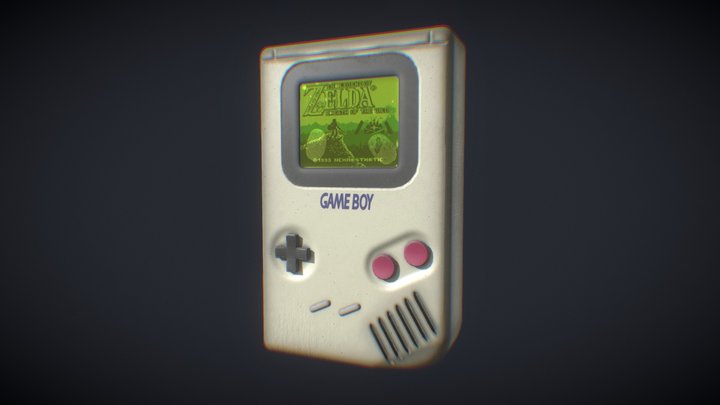 Gameboy_exercice 3D Model
