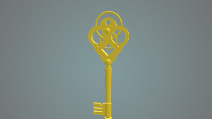Ornate Key - Daily 2 3D Model