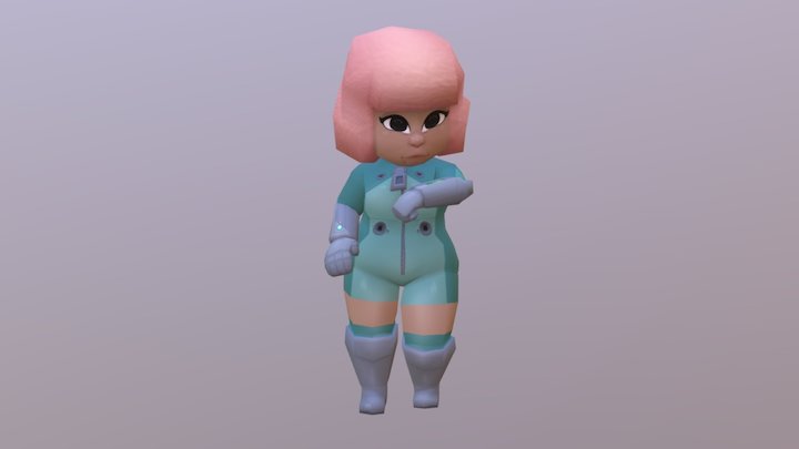 Lowpolygirl 3D Model