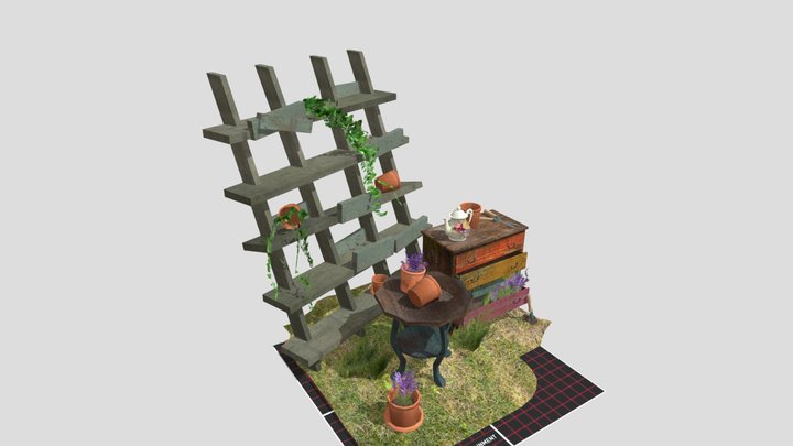 DAE 5 Finished props - GRANDMA'S HOUSE 3D Model