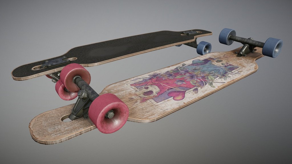 Longboard texturing practice