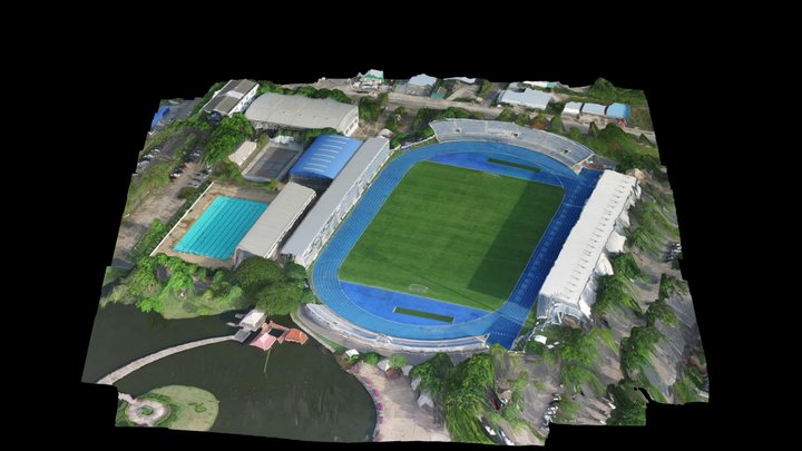 TEST-Chonburi Stadium 3D Model