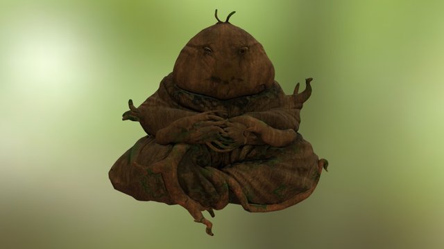 Budda in the woods - LP 3D Model