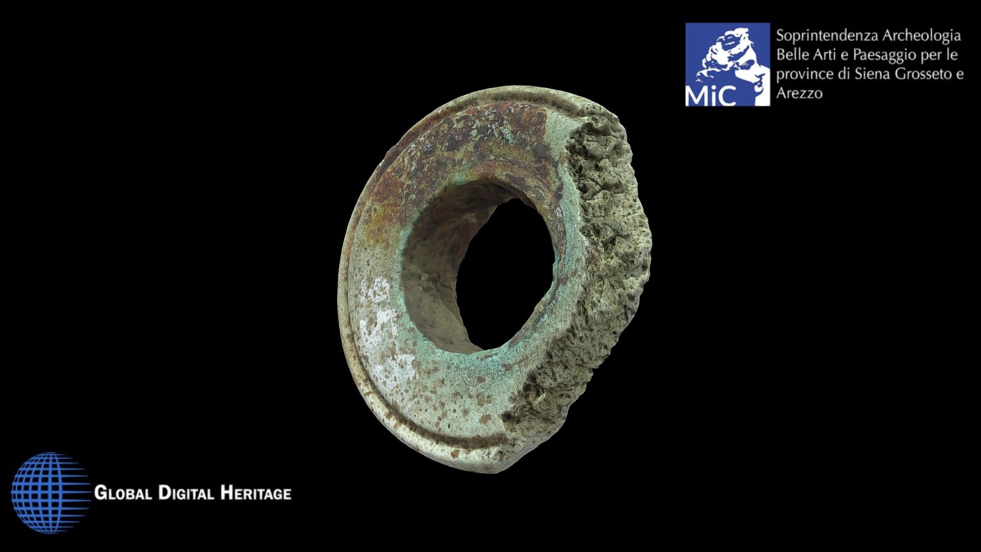 Bone perforated disk, Poggio Pinci