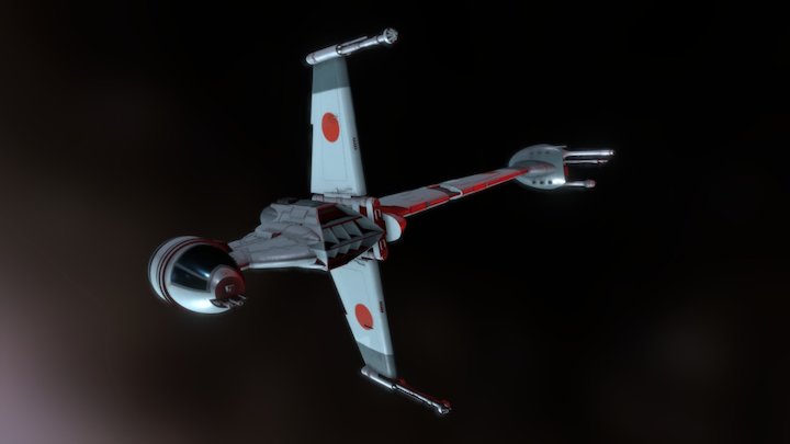 Star Wars A/SF-01 B-Wing 3D Model