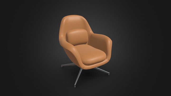 Modernist chair 3D Model