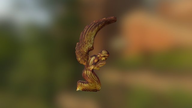 Angel Cake Topper 3D Model