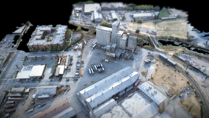 Industrial Facility 3D Model