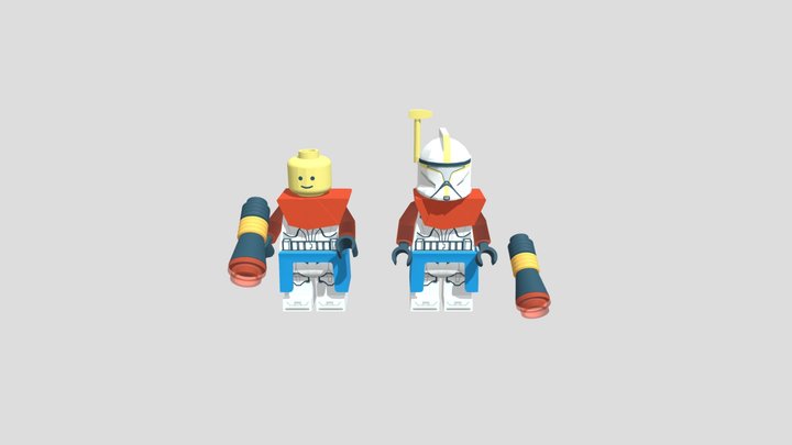 lego troopys 3D Model
