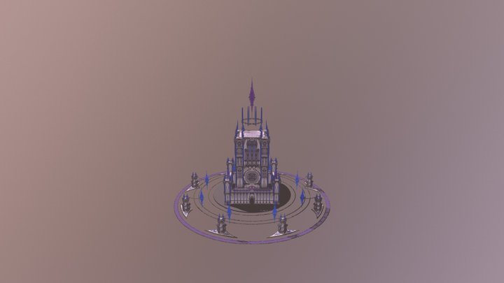 Arcane Tower 3D Model