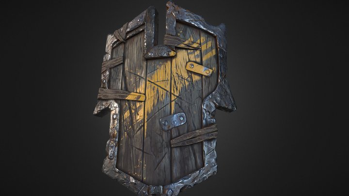 Orc Shield 3D Model