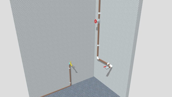 FIXAÇÃO DE TUBOS 3D Model