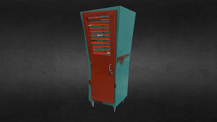 Locker (remodeled) 3D Model