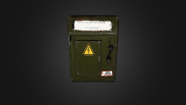Counter 3D Model (LowPoly) 3D Model