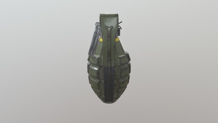 MK2 Grenade 3D Model