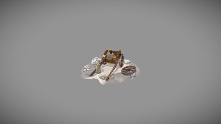 [Student Work] - Dwarf's Kingdom - Three Items 3D Model