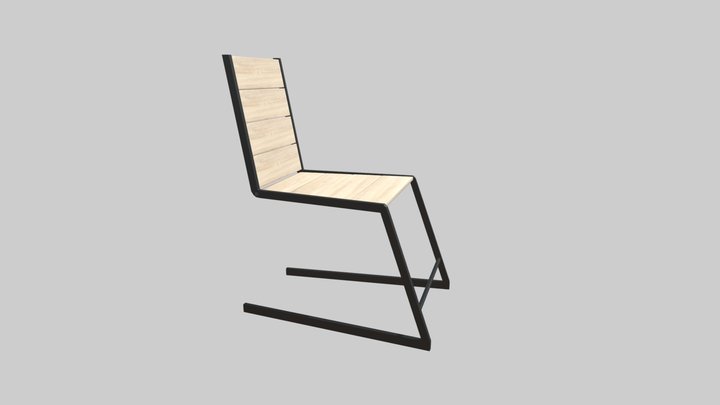 Loft style chair 3D Model