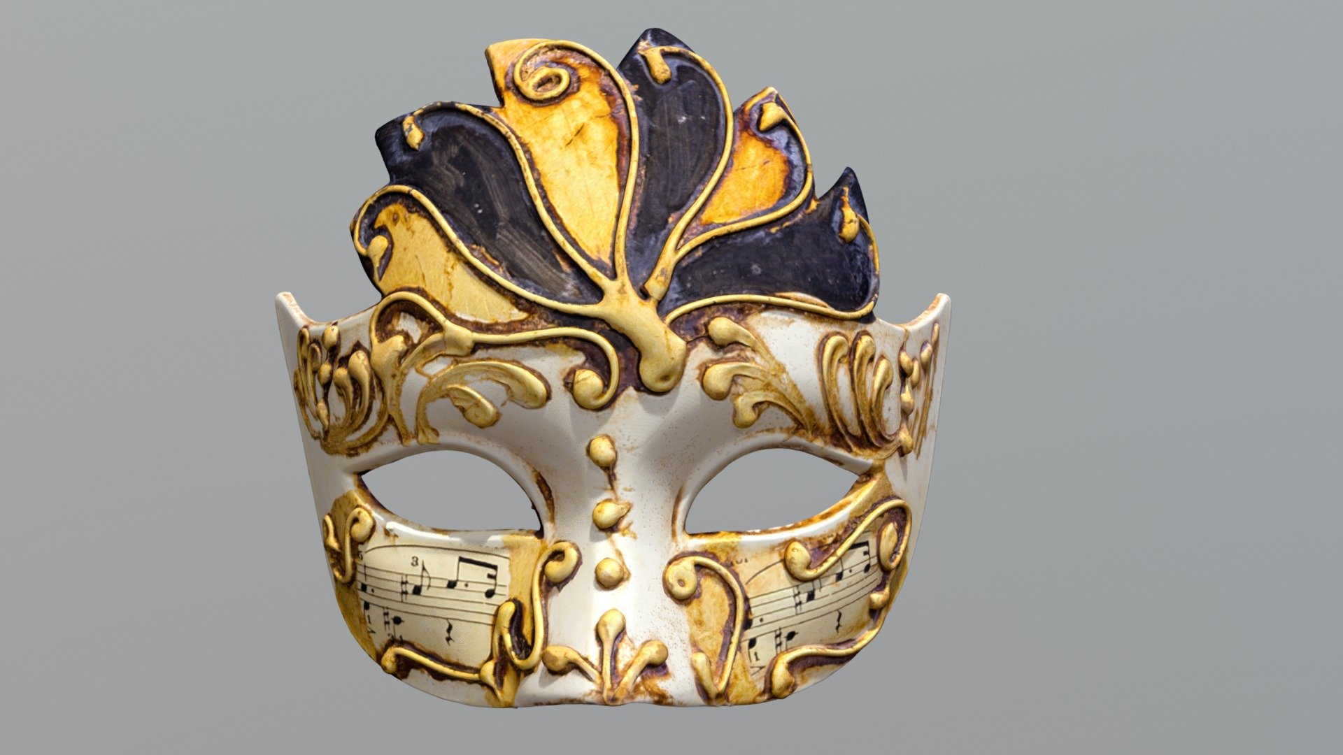 theatre mask free 3d model