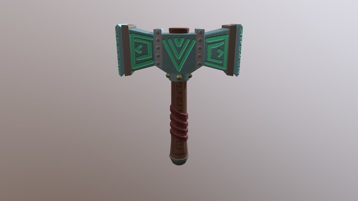 Rune_Hammer 3D Model
