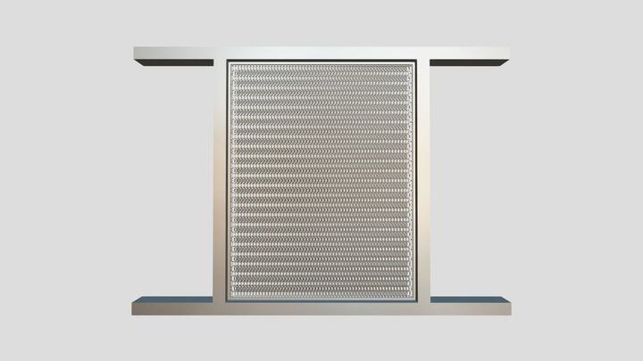 Kaynemaile Fixed Frame Screen 3D Model
