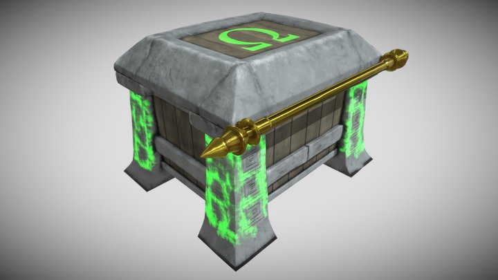 God Of War Chest - yurim3d 3D Model