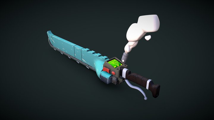 Chainsaw-Sword 3D Model