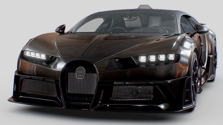 Bugatti Chiron Mansory 3D Model