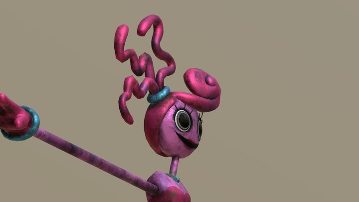 poppy_playtime__angery_mommy_long_legs 11 3D Model