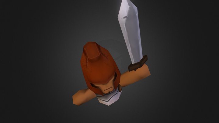 Sword Enemy 3D Model