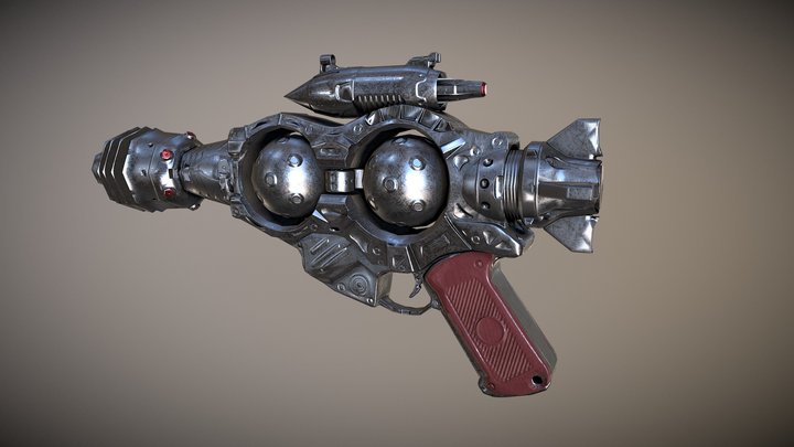 Ray Gun 3D Model